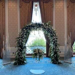 Çırağan iç kısım düğün kurulumlarından